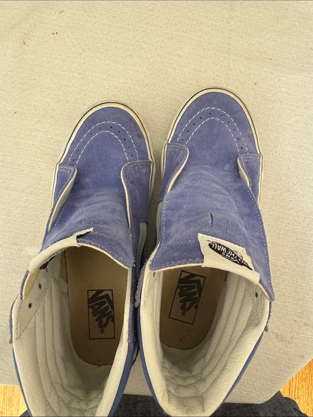 Vans Suede High-Top Sneakers - Lavender Blue